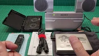SONY WM-FX675 radio cassette player Walkman | ROSS cassette speaker review
