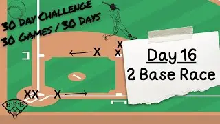 2 Base Race // Fun Baseball Games to Play for Youth Coaching Practice Plans
