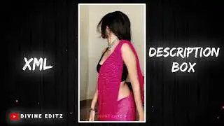 Gulabi Sadi Xml 🌸😍 || New Couple Xml File ❤🔥 || Trending Alight Motion Xml Preset