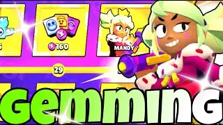 🍭GEMMING THE BRAWL PASS + UNLOCKING MANDY🍭 (Do not try this at home !! ⚠️)