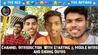 Channel Introduction | #YtChannel owned and managed by We 4 friends  | #intro #outro | #OurYtChannel