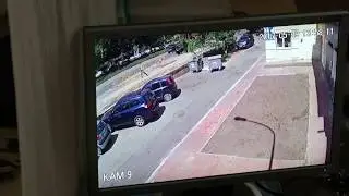 Видео прорыва трубы большого диаметра в Киеве