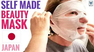 1$ DIY Face Mask from Japan 🇯🇵 How to use a compressed facial beauty mask product from Daiso