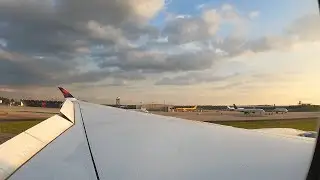 Sunset Approach & Landing Into Atlanta (Delta A350-900)
