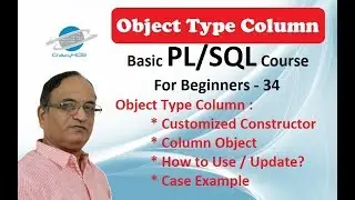 Column Object - Object Type in Oracle - Objects in Oracle - Oracle Objects - PL SQL Objects