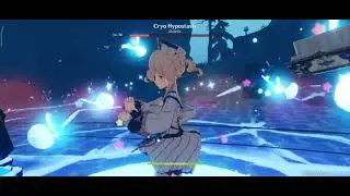 POCO x3 Pro 4 minutes cryo cubo boss fight Genshin Impact