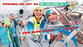 PRENDO UN JET DA 90 MILIONI DI € PER UN VOLO PARIGI - LONDRA 🛩️ 🇬🇧
