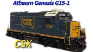 Athearn Genesis Ho Scale GP15- 1 w/ESU Loksound Sound Board and LED Installed Light Upgrade