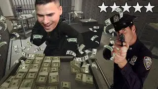 ОБРАХ ГОЛЯМАТА БАНКА В GTA И ИЗБЯГАХ! 👮