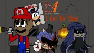 Mario Sings I Got No Time Fnas 4 Halloween Edition