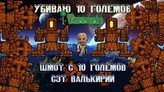 УБИЙСТВО 10 ГОЛЕМОВ | ШМОТ С 10-ёх ГОЛЕМОВ | СЭТ ВАЛЬКИРИИ | TERRARIA ПРОХОЖДЕНИЕ ЭКСПЕРТ МОД