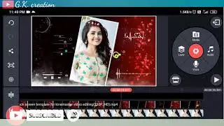 How to make trading whatsapp status in kine master ||   Love status  ❤️❤️ G.K.creation || G.K. ||