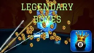 8 Ball Pool -OPENING 15 LEGENDARY BOXES / HUNTING FOR ATLANTIS CUE [PART 1]