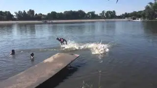 Прыжок квартета (slow mo)