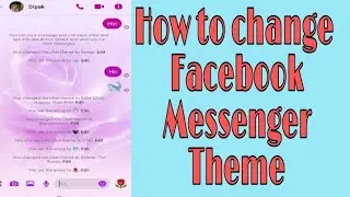 How to change Facebook Messenger theme | Fb messenger ka theme kaise change kare