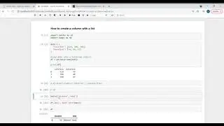 Creating a new column with a list of strings