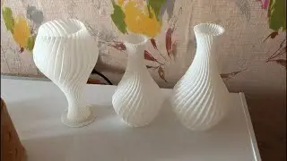 3D Печать - Декоративная Спиральная Ваза - Принтер DEXP MG (Anycubic i3 Mega) - Пластик DEXP PLA