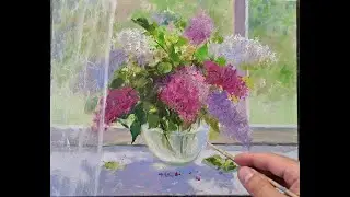 Lilac oil painting   #art #painting  #acrylicpainting #oilpainting #lilac
