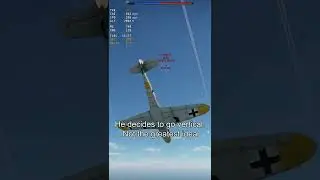 War Thunder Dogfight 22 - Bf 109 F-4  vs P-51 
