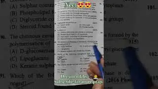 Biomolecules class 11 mcqs for neet #motivation#biology#neet#class11#pyq#doctor#aiims#study#mcq#ipl