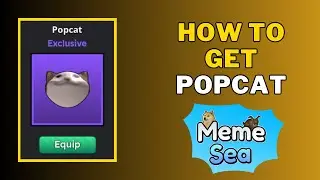 How To Get Popcat Weapon in Meme Sea | Meme Sea Popcat Sword | Roblox
