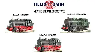 Tillig Introduced their first new HO Steam Locomotives