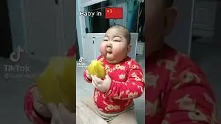 Baby in USA vs Baby in China 😎🤤☠️ 