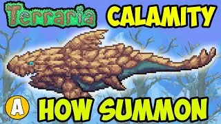 Terraria Calamity Mod 1.4.4.9 How To Summon GREAT SAND SHARK BOSS (2024)