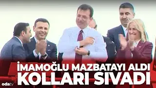 İmamoğlu mazbatayı aldı kolları sıvadı