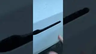 How to quickly open a frozen Tesla door #shorts