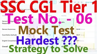 🎯Testbook Mega Live Mock SSC CGL 2024 Test No 06 |Target SSC CGL 2024, Math, GK, Reasoning & English