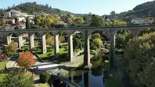 Vouzela | Vila Histórica | Ponte Caminhos de ferro | Dgi Mini3 Pro