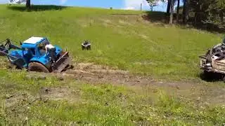 мтз 82 в грязи