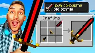 😱 FIZ A ESPADA MAIS PODEROSA do MINECRAFT! - BIGBERTHA
