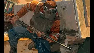 Выживаю по новой после вайпа. Не смог залутать ящик на аэродроме 2 раза. RUST.