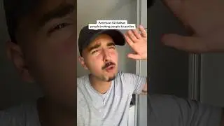 American Vs Balkan people inviting friends to parties #balkan #comedy