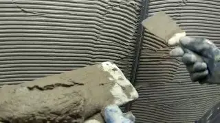 Подготовка под цементную штукатурку, пластиковые клипсы