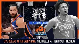 Knicks' Defense DOMINATES Pistons: A Masterclass! Knicks Vs Pistons Live Postgame