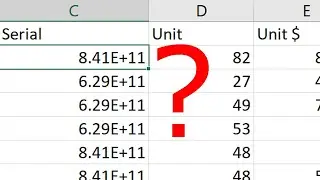 How to change from exponential to number format in Excel