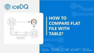 Compare Flat File with Table using iceDQ | ETL Testing | Data Warehouse Testing