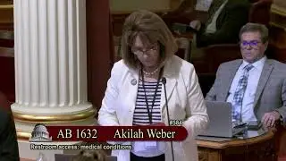 AB1632 California Restroom Access Act on the Senate Floor