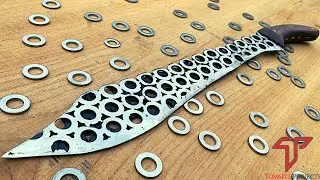 Waffe aus Unterlagscheiben gebaut ⚔️