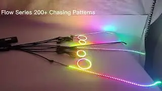 Dodge Charger Flow Series Color Chasing DRL Headlight Kit. Custom turn light , drl and start mode