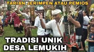 Tradisi unik Desa Lemukih,, Tarian jerimpen atau pemios  #trending   #bali