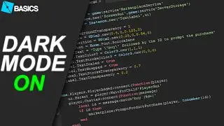 Studio Basics: Enable Dark Mode For Roblox Studio