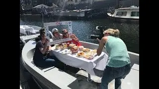 London Live: Paddington hosts floating tea party to celebrate NHS 70th Birthday
