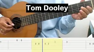 Tom Dooley Guitar Tutorial TAB Guitar Lessons for Beginners