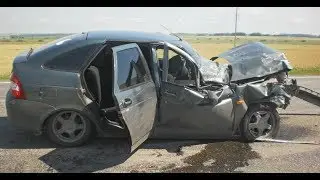 📛Как НЕ нужно ЕЗДИТЬ на ПРИОРАХ  Аварии ШОК🤕