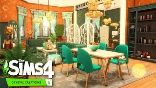 Jewelry maker's apartment ||  CRYSTAL CREATIONS || The Sims 4  Speed Build - NO CC