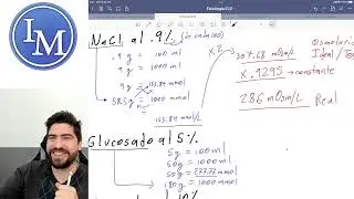 Fisiología | Primer parcial 3 | Cálculo de osmolaridad y casos de examen